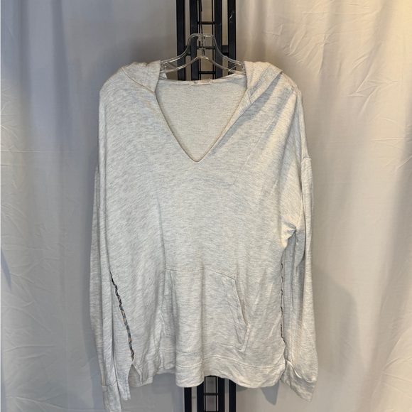 Carve Designs Tops - Carve Designs Heather‎ Gray V-Neck Hoodie